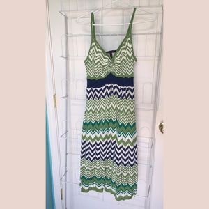 BCBGMaxAzria Chevron Dress